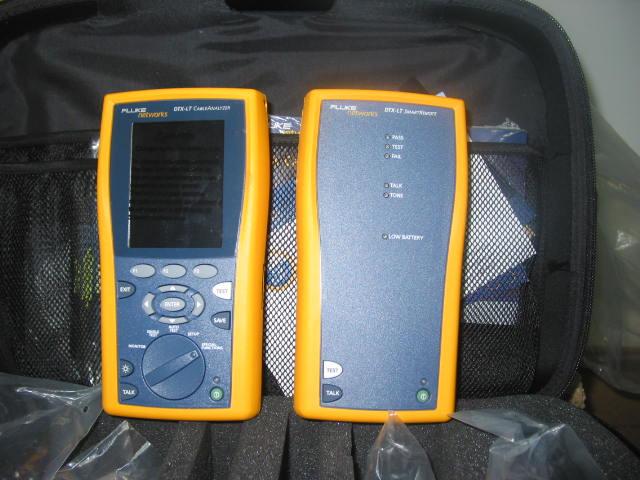 综合布线改做(fluke dtx lt)验收工作